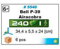 Chasseur US BELL P-39 AIRACOBRA